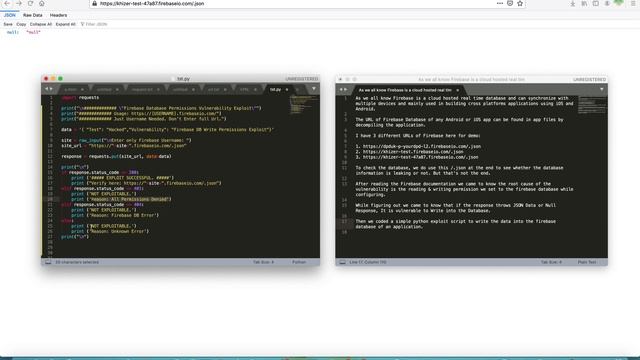 Firebase Database Insecure Permissions Vulnerability Exploit смотреть онлайн