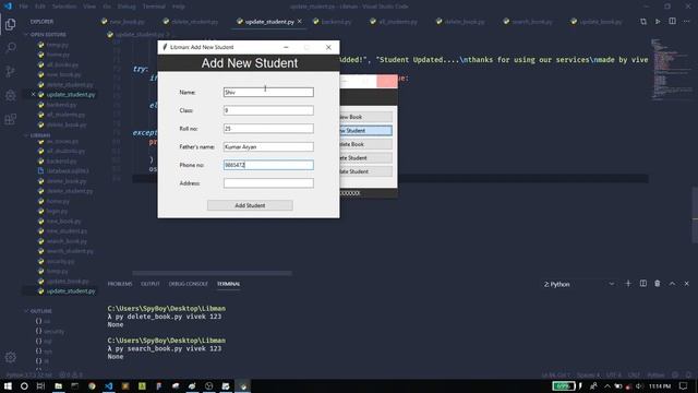 Class 12 Python Project 2019-20 || Library Management Project смотреть онлайн