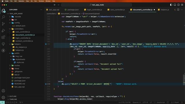 #7 Taxi Driver & User App: Node.js Express & MySQL - App Driver Cars Documents Upload API смотреть онлайн