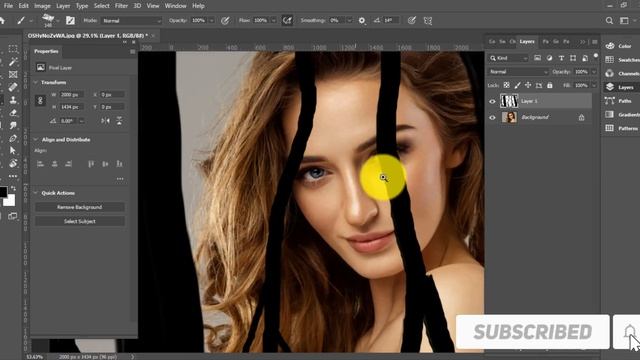 wet glass effect Photoshop 2023 - Cool photo manipulation tutorial смотреть онлайн