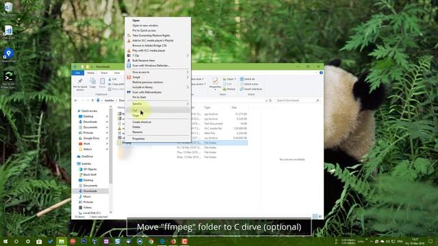 Steps to Install FFmpeg and Add FFmpeg to Windows Path (10/8/7) смотреть онлайн