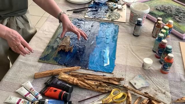 Фитодизайн. 1 день. Создание коллажа из фитоматериала. смотреть онлайн