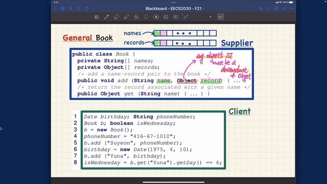 [HD] EECS2030 F21 - Lecture 7 - Part A1 - Generics: A General Book and Exercise смотреть онлайн