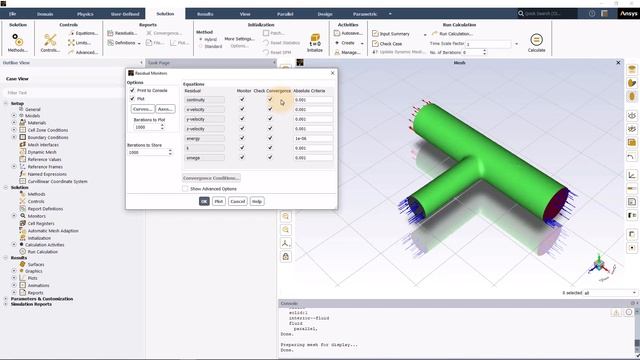 How to Monitor Convergence using Residuals in Ansys Fluent — Lesson 3 смотреть онлайн