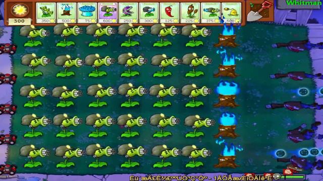 Army Gatling Pea vs Dr. Zomboss vs Gargantuar In Survival Night | Pvz-Whitman0.7.1 смотреть онлайн