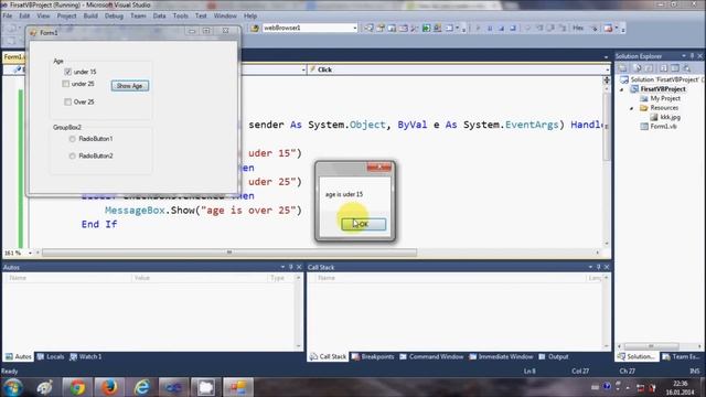 Visual Basic .NET Tutorial 8 - How to use RadioButtons and CheckBoxes in Visual Basic смотреть онлайн