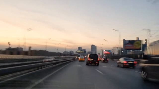 Moscow road trip timelapse: Varshavskoye highway - Moscow-city - Leningradsky avenue смотреть онлайн