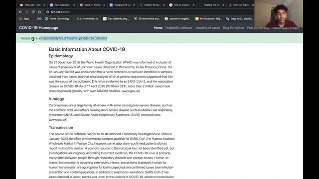 YCGH 2020 Finalist (Senior Category): Sriharsha, 15, Singapore, COVID 19 All In One Web Platform смотреть онлайн