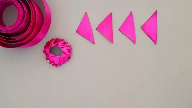 DIY ? Amazing Easy and Quick Ribbon Rose. Unique Ribbon Embroidery Flower. Easy Craft Ideas смотреть онлайн