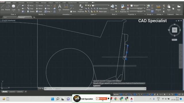 How to design Sports Car in Autocad !! Autocad (English) tutorial смотреть онлайн