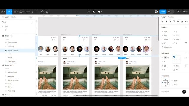 FIX Position while SCROLLING?| Header / ⚡️MIDDLE object on the screen ⚡️ / Bottom | Figma Tutorial смотреть онлайн