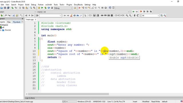 Abstraction in C++ (OOP 4 pillars) смотреть онлайн