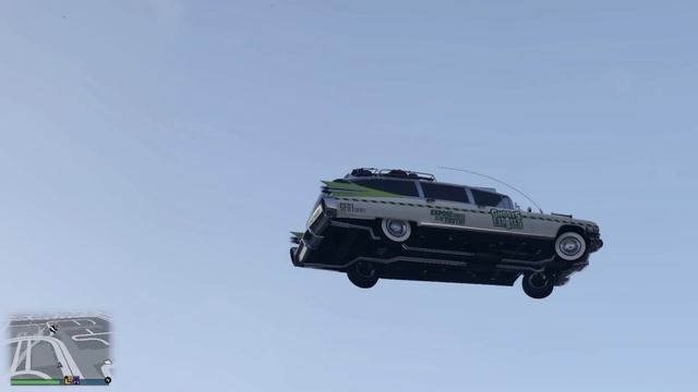 Grand Theft Auto V Online A Few Jumps With Ecto 1A Ghosts Exposed смотреть онлайн