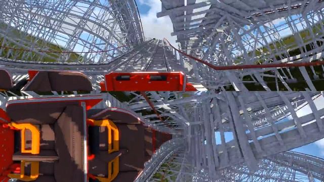 VR 360 Roller Coaster Ride 4K-White Worm [360 °] смотреть онлайн
