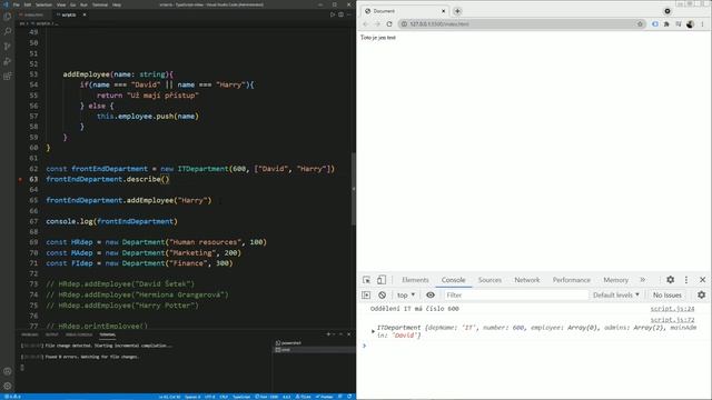 51. TypeScript - Objektově orientované programování (OOP): getters, setters, throw Error смотреть онлайн