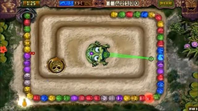 Зума (Zuma) видео прохождения игры, поединок 3 смотреть онлайн