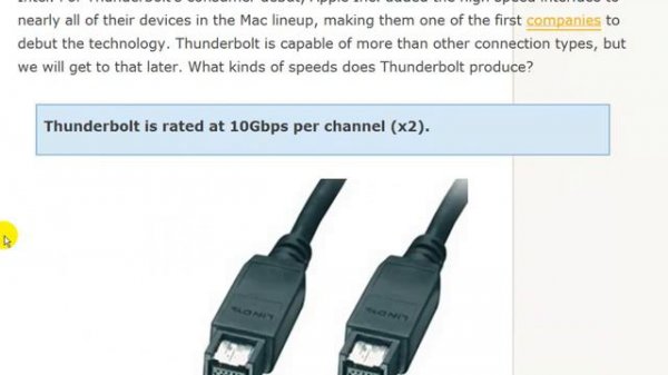 USB 2.0 vs. USB 3.0 vs. eSATA vs. Thunderbolt vs. Firewire vs. Ethernet Speed
