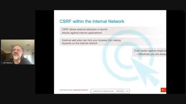 OWASP Ottawa February 2022:Request Forgery on the Web with Jim Manico смотреть онлайн