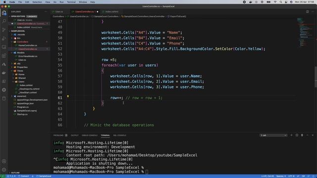 Asp.Net Core 5 - Excel import and Export functionalities смотреть онлайн