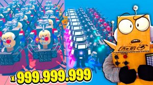 БИТВА СКИБИДИ УЧЕННЫХ ПРОТИВ ВСЕХ ТИТАНОВ! ROBLOX Skibidi Battle Simulator