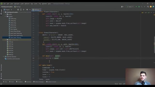 Making Halo Space Invaders Game In Python! Part 3 - Generating Enemy Waves смотреть онлайн