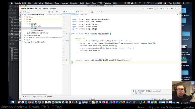 Practical Java: Line Graph in Java FX (v2) смотреть онлайн