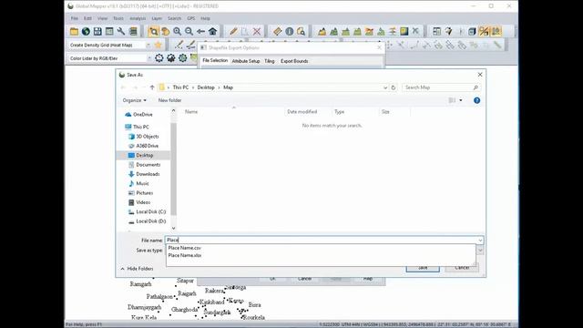 How to Import Excel In Global mapper смотреть онлайн