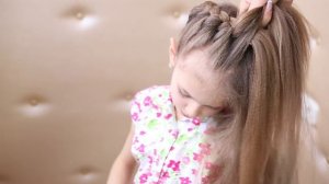 Плетение волос " корзинка "