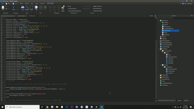 How To Make A ROBLOX Exploit Admin Script | FINAL (Part 3) | ✔️ ROBLOX SCRIPTS ✔️ смотреть онлайн