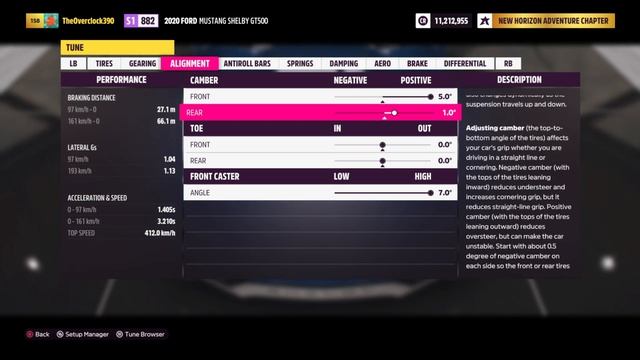 Forza Horizon 5 - 1150HP Ford Mustang Shelby GT500 2020 (Drag Tune) смотреть онлайн