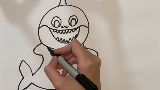 КАК НАРИСОВАТЬ АКУЛУ/РИСУЕМ ЛЕГКО И ПРОСТО смотреть онлайн