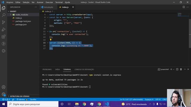 Compartilhamento/Espelhamento de tela com Web RTC - Java Script - Socket.io - Node смотреть онлайн