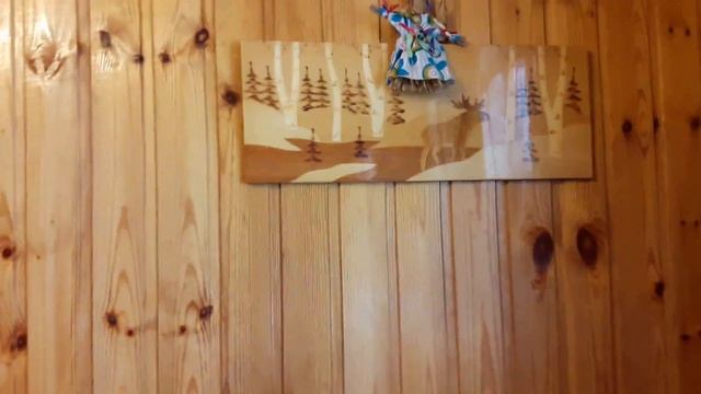 Деревенская стилистика дома. Вагонка из сосны. смотреть онлайн