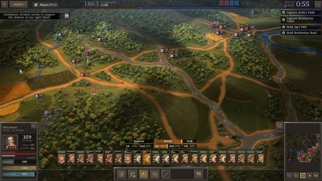 Battle of Chickamauga - The South's Last Victory - Ultimate General: Civil War - Part 2 смотреть онлайн