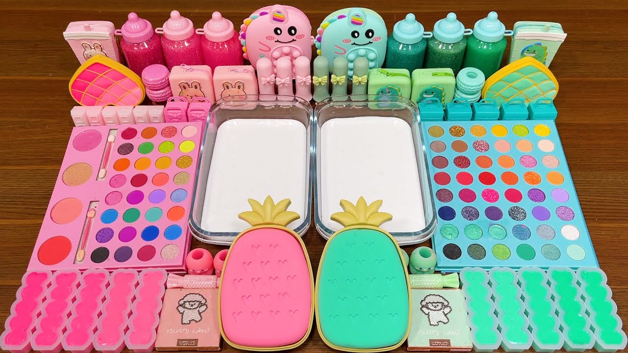 4 Лизуна без клея. Слайм из зубной пасты. Как сделать слаймы смотреть онлайн