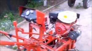 установил светодиодные фары на мотоблок