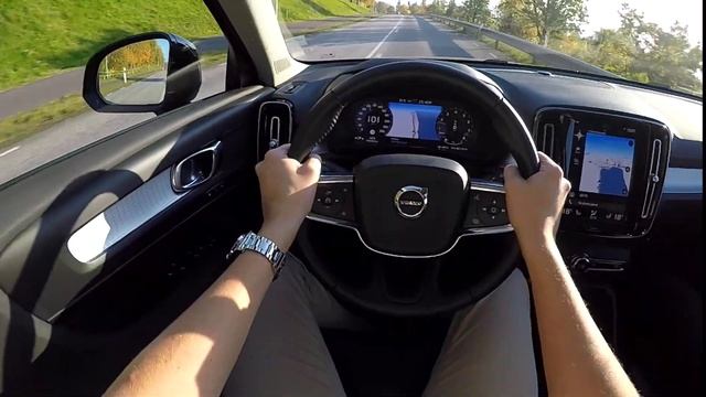 2019 Volvo XC40 T5 60 FPS POV drive test drive acceleration смотреть онлайн