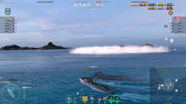 Destroyer Cossack: Thriller in Ranked battle - World of Warships смотреть онлайн