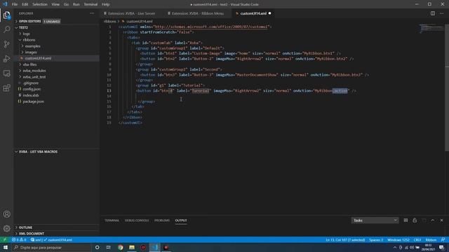 Creating Excel Ribbon Menu on VSCode with "XVBA-Live Server" and "XVBA - Ribbon Menu" смотреть онлайн