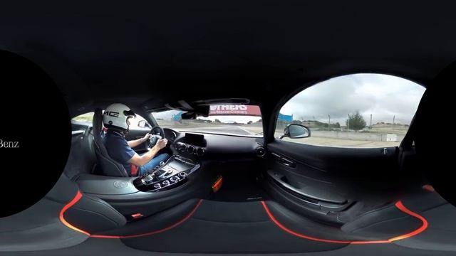WOOW! Видео 360 градусов, панорамный тест драйв Mersedes AMG GT смотреть онлайн