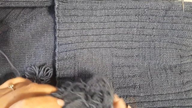 Первый день Кубанской зимы)) Свитер из Ализе лана котон)) Комбинезон готов