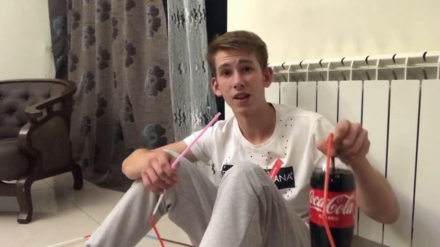 Какая длина трубочек нужна, чтобы выпить 1,5 колу #эксперимент смотреть онлайн