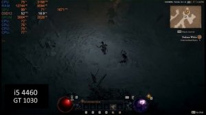 Diablo IV beta на слабом пк (GT 1030)