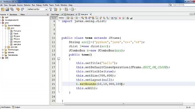 50 - Java Course Level 4 (JList and JCombobox and JTextArea) смотреть онлайн