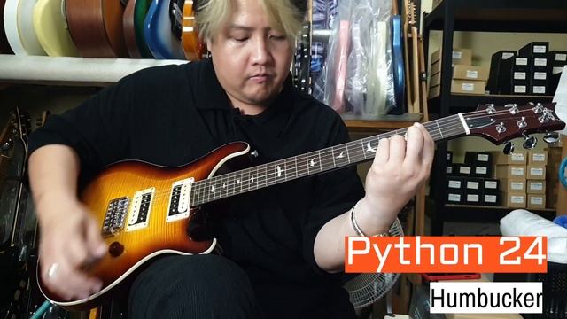 Python 24 กีต้าร์ทรง Modern จากประเทศจีน ได้รับการ Level Fret + Setup ให้เล่นง่าย смотреть онлайн