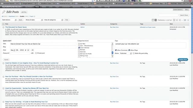Wordpress Autoblogs: Shorten Article Titles & URL's, Schedule, Categorize, Add Tags - Part 2 of 2 смотреть онлайн