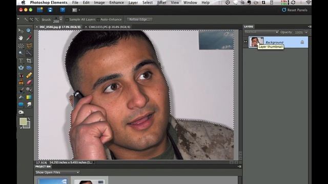 Photoshop Elements Quick Tip - Easy Layer Masks in Elements 8 смотреть онлайн
