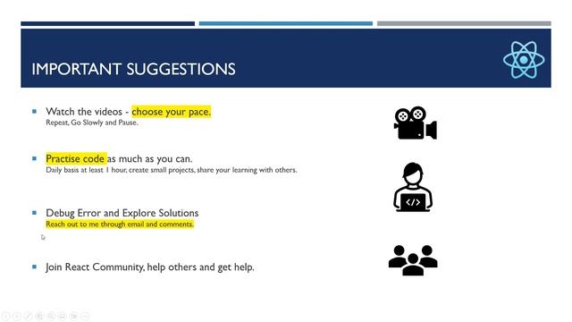 How to get most out from this course | React JS Tutorial (full course) - #3 смотреть онлайн