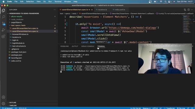 Learn NOW about AUTOMATED TEST VALIDATIONS using WEBDRIVER.IO | Webdriver.IO Tutorial смотреть онлайн