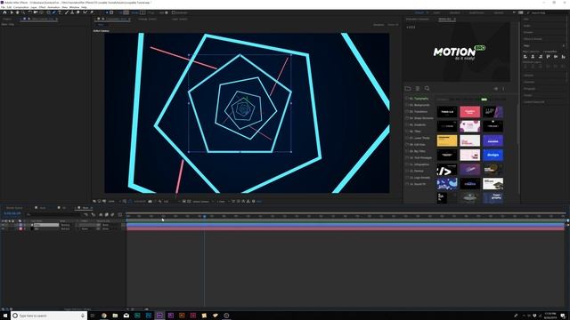 Infinite Loopable Tunnel Background | After Effects Tutorial смотреть онлайн